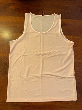 Men's Light Pink Performance Mesh Tank Top